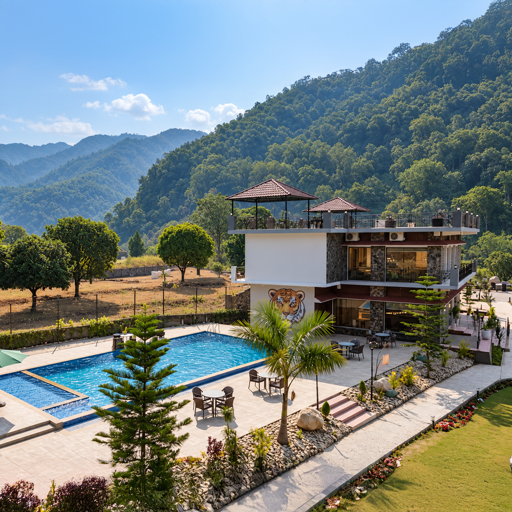 TerraTrek Billora pool and property view
